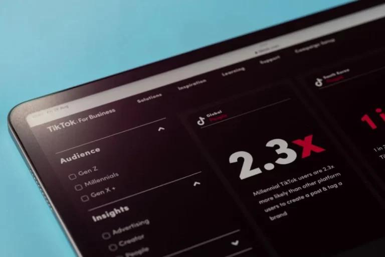 TikTok advertising performance and dashboard